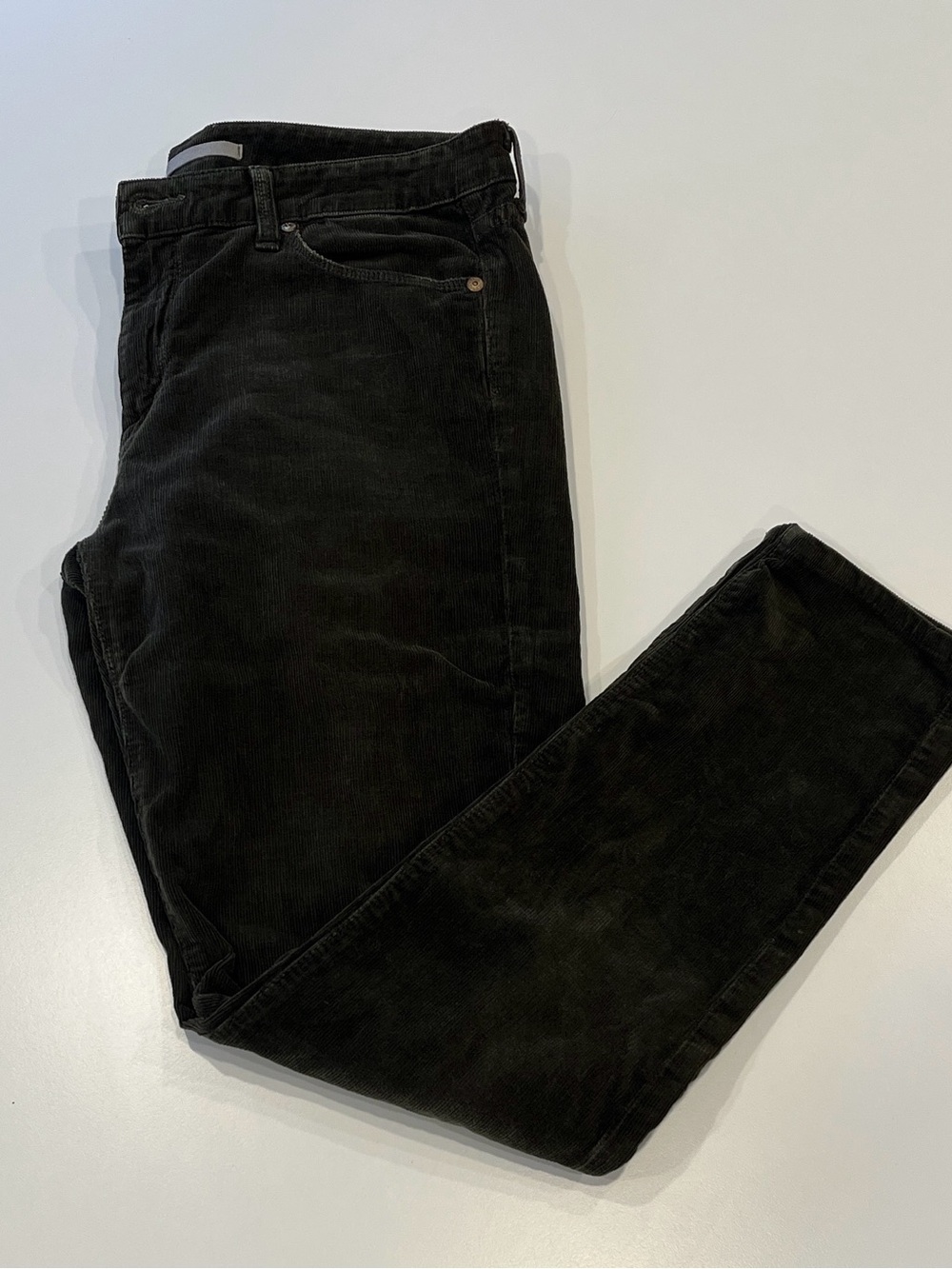 Vince Olive Green Corduroy Pants